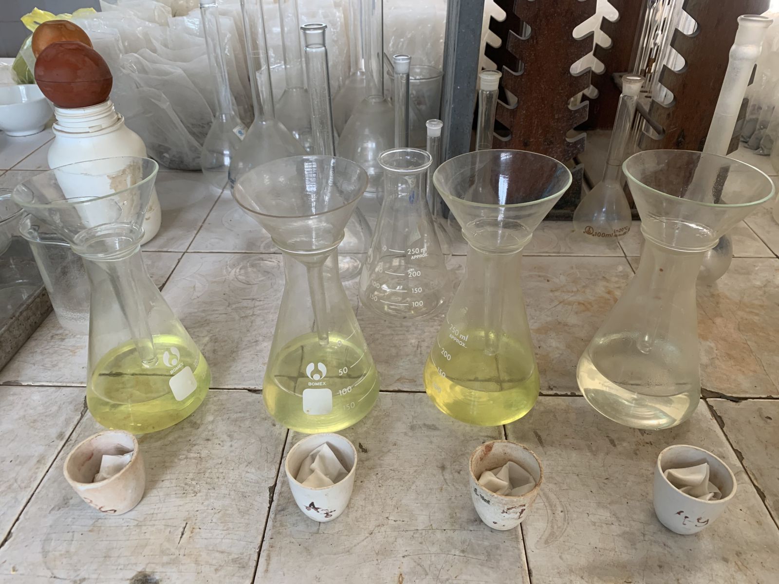 Một số hình ảnh thí nghiệm hóa